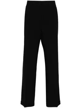 Брюки строгого кроя со складками Reveres 1949, черный