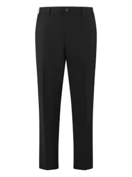 Брюки строгого кроя со складками THE (Alphabet), черный