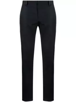 Брюки строгого кроя средней посадки PT Torino, синий