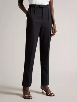 Брюки строгого кроя Ted Baker Frittat, черные
