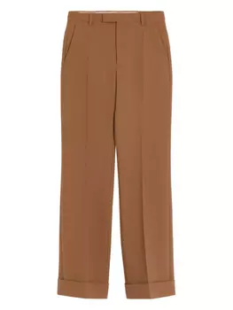 Брюки строгого кроя Valentino Garavani, коричневый