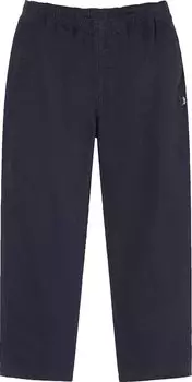 Брюки Stussy Brushed Beach Pant 'Navy', синий
