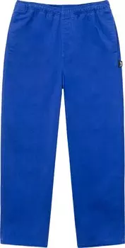 Брюки Stussy Brushed Beach Pant 'Royal', синий