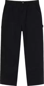Брюки Stussy Canvas Work Pant 'Black', черный