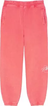 Брюки Stussy Dyed Stussy Designs Pant 'Coral', оранжевый