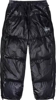 Брюки Stussy Micro Ripstop Down Pant 'Black', черный