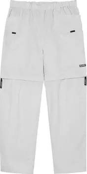 Брюки Stussy Nyco Convertible Pant 'Light Grey', серый