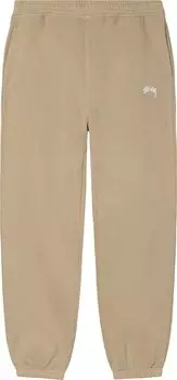Брюки Stussy Overdyed Stock Logo Pant 'Khaki', загар