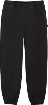 Брюки Stussy Pigment Dyed Fleece Pant 'Black', черный