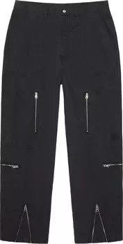 Брюки Stussy Pigment Dyed Ripstop Flight 'Black', черный