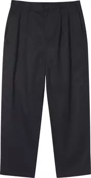 Брюки Stussy Volume Pleated Trouser 'Black', черный