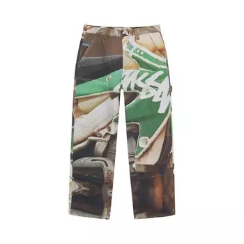 Брюки Stussy Work Pant, разноцветный
