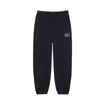 Брюки Stussy x Nike Pigment Dyed Fleece Pant, черный
