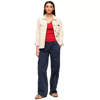 Брюки Superdry Embroidered Cargo cargo, серый