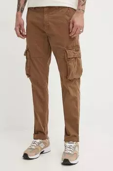 Брюки Superdry, коричневый