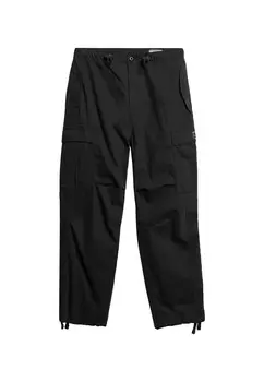 Брюки Superdry Loose fit Cargo Pants, черный
