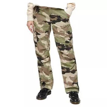 Брюки Superdry Low Rise Straight Cargo cargo, зеленый