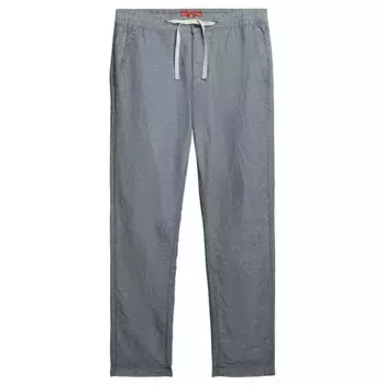 Брюки Superdry Merchant Linen, серый