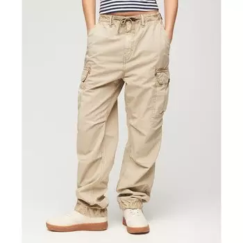 Брюки Superdry Para cargo, бежевый