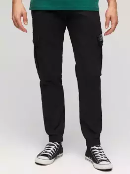 Брюки Superdry Para Cargo Slim, черный