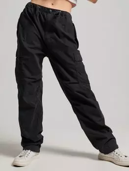 Брюки Superdry Parachute Grip, черные