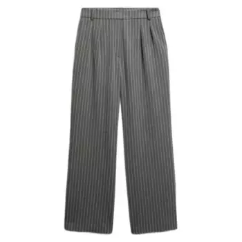 Брюки Superdry Pinstripe, серый