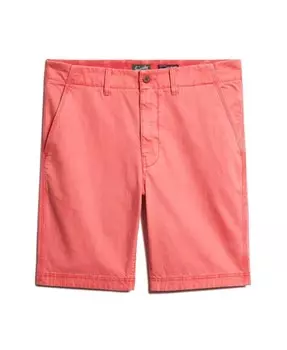 Брюки Superdry Regular Chino Pants, коралловый