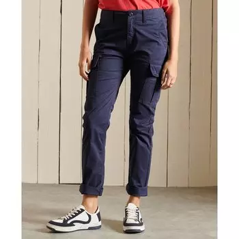Брюки Superdry Slim Cargo Cargo, синий
