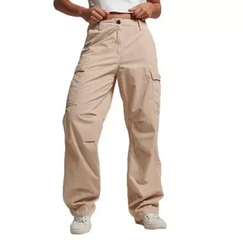 Брюки Superdry Vintage Low Rise Cargo, бежевый
