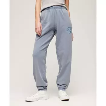 Брюки Superdry Vintage Washed Graphic Tracksuit, синий