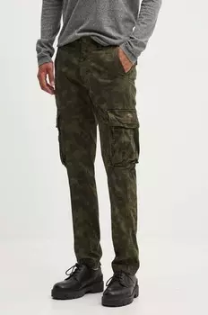 Брюки Superdry, зеленый