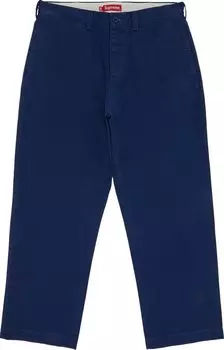 Брюки Supreme Chino Pant 'Light Navy', синий
