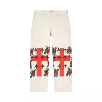 Брюки Supreme Destruction Of Purity Chino Pant, белый