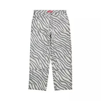 Брюки Supreme Double Knee Painter Pant, черный