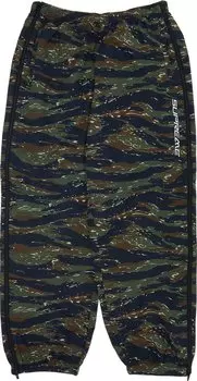 Брюки Supreme Full Zip Baggy Warm Up Pant 'Tiger Camo', разноцветный