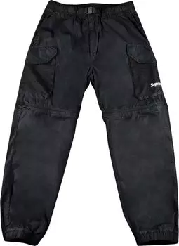 Брюки Supreme Mesh Pocket Belted Cargo Pant 'Black', черный