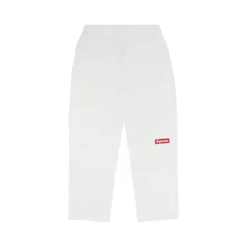 Брюки Supreme Micro Down, белые