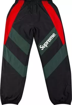 Брюки Supreme Paneled Track Pant 'Black', черный