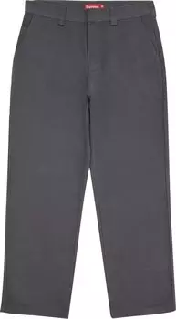Брюки Supreme Work Pant 'Smoke', серый