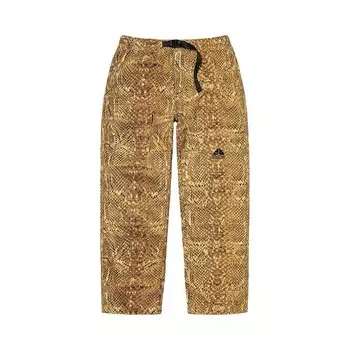 Брюки Supreme x Nike ACG Belted Denim Pant Gold Snakeskin, золотой