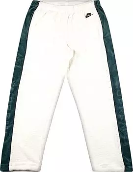 Брюки Supreme x Nike Velour Track Pant 'White', белый