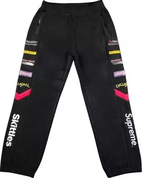 Брюки Supreme x Skittles x Polartec Pant 'Black', черный