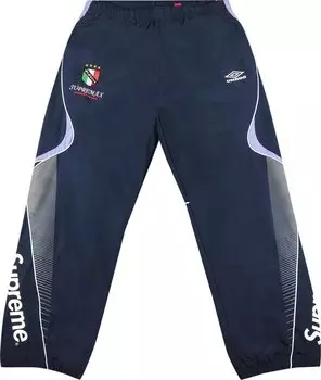 Брюки Supreme x Umbro Track Pant 'Navy', синий