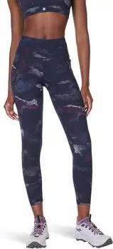 Брюки Sweaty Betty Power 7/8 Workout Leggings, цвет Blue Spray Camo Print