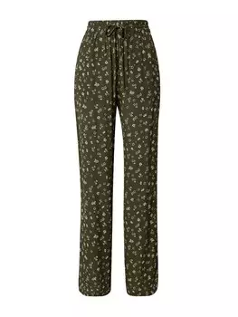 Брюки свободного кроя ABOUT YOU Letizia, темно-зеленый