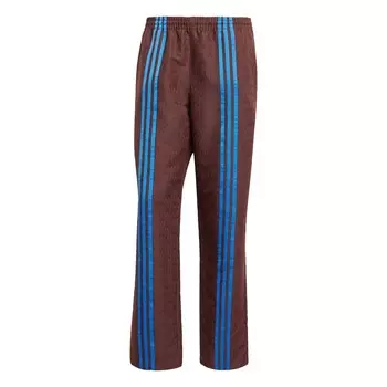 Брюки свободного кроя ADIDAS ORIGINALS 70s Club, цвет Brown/Dark brown