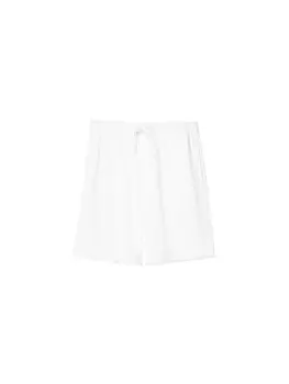 Брюки свободного кроя Bershka, белый