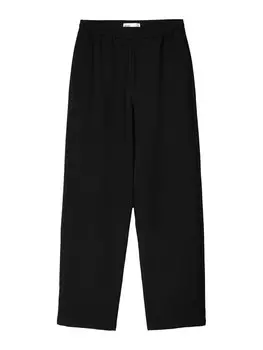 Брюки свободного кроя Bershka, черный