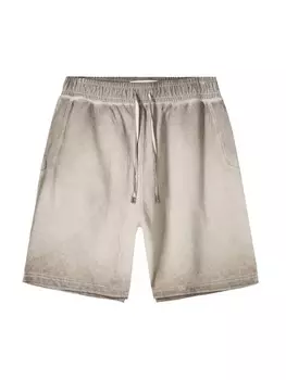 Брюки свободного кроя Bershka, цвет Taupe/Light grey