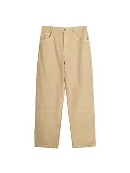 Брюки свободного кроя Bershka, песочный